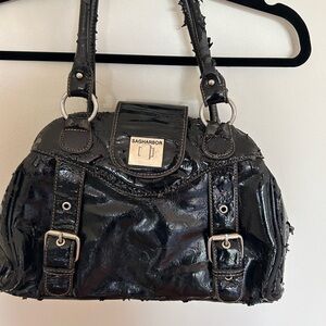 Sag Harbor Y2K black buckle purse!